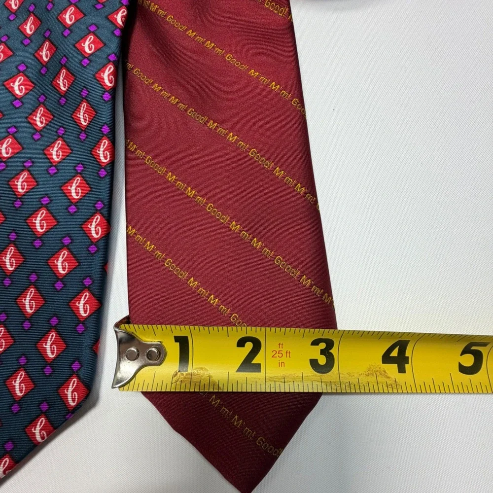 Vintage‎ Campbell Soup Necktie Set Mm! Mm! Good Silk Chelsea LTD Promo
